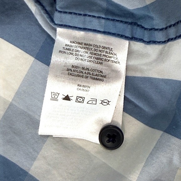 Columbia Mens Plaid Short Sleeve Button Up Shirt Omni Wick Size XXL - Picture 7 of 8